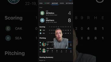 The Seattle Mariners RETAKE FIRST PLACE 🤯 #shorts #baseball #mlb #seattle #mariners #oakland