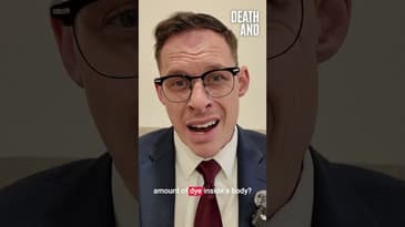 Why was my uncle was Smurf BLUE in the casket? #deathandpodcast #mortician #shorts