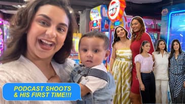 Podcast Behind the Scenes, Influencer Events & Baby Life #MomLifeWithAC #TheReelDeal | Aanam C