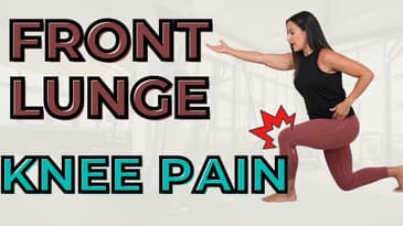 Knee Pain in Front Lunge?