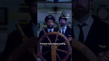 If the Titanic had better management - Happy ending