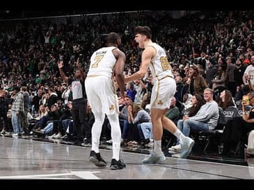 CELTICS WIN DOUBLE OT THRILLER VS NETS