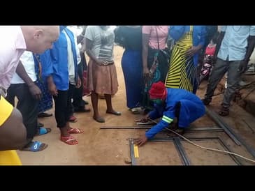 Girl Welding in Malawi - Youth Empowerment with Globe Aware ( Feb. 2022)