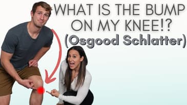 Osgood Schlatter, What's this bump on the front of my knee