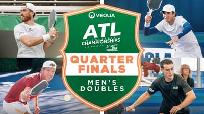 Staksrud/Daescu v Oncins/Frazier at the Veolia Atlanta Pickleball Championships