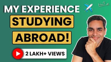 How I got 100% scholarship to study abroad | Ankur Warikoo Hindi Video