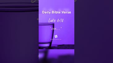 Daily Devotional - Luke 6:38 - #inspirational #inspiration #bible
