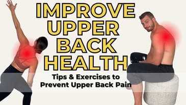 Keep your Upper Back healthy with these tips & Exercise