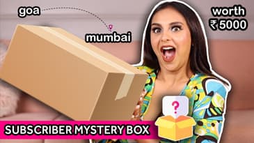 MYSTERY BOX CHALLENGE WITH A SUBSCRIBER FOM GOA | Aanam C