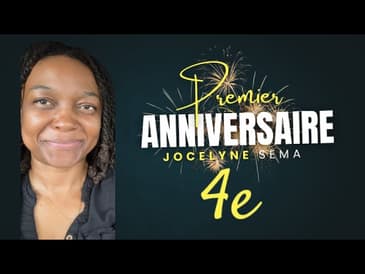 Joyeux 1er anniversaire 4e de couverture Podcast!