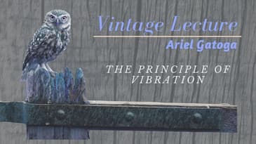 The Principle of Vibration--A Vintage Lecture by Ariel Gatoga
