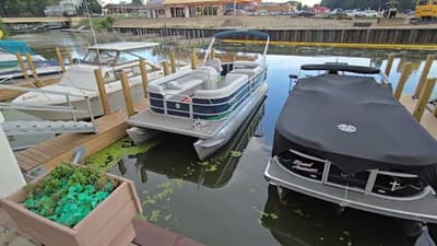 Big storm, and fun at the Cheeseburger festival in Caseville Michigan. 