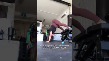 Pregnancy Inversions Combined with My Workout!