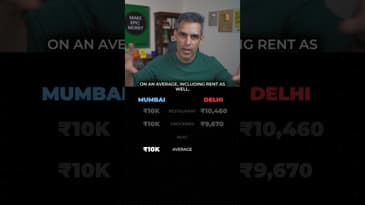 RENT main kitna FARAK hain?! BOM vs DEL! | Ankur Warikoo #shorts