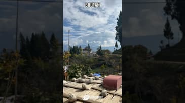 RELAXING TIME LAPSE VIDE OF BHUTAN SKY! UNIQUE BHUTAN WITH GLOBE AWARE! TRAVEL 2023