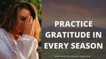 Practice Gratitude In Every Season #gratitude #thankfulheart