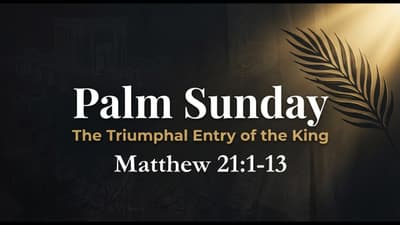Palm Sunday 2026 - Christ the Word Church - Nate Prazuch - Leviticus 14 and Matthew 21