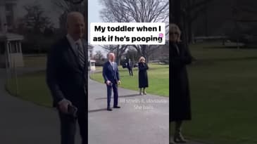 Joe Biden poops 💩 - political comedy clip - Stay in the Gray Podcast🎙️ #short