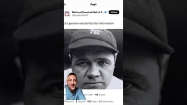 Babe Ruth Was ACTUALLY FAKE?? 🤯 #shorts #baseball #mariners #marinersbaseball #baberuth #halloffame