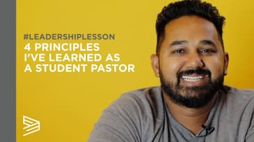 4 Principles I've learned as a Student Pastor with Jonathan Ramoutar