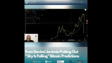 Even Davinci Jeremie Putting Out “Sky Is Falling” #Bitcoin Predictions; Bitcoin Loses 10% Hashrate