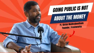 The Case for Going Public: Lessons from Freshworks' Journey by Girish Mathrubootham #blumepodcast
