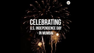 Celebrating U.S. Independence Day in Mumbai 🇺🇸🇮🇳