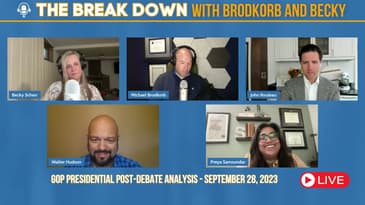 The Break Down with Brodkorb and Becky Live Stream: Post-GOP Presidential Debate Analysis