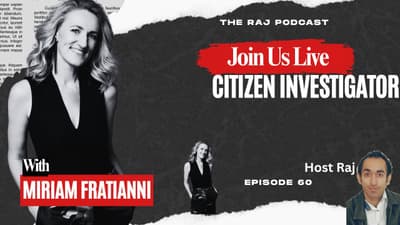 miriam fratianni | citizen investigator  The Raj Podcast |  Prince