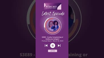 Cranky Complainer or Deliberate Delight - #Shorts Promo #podcast #bible