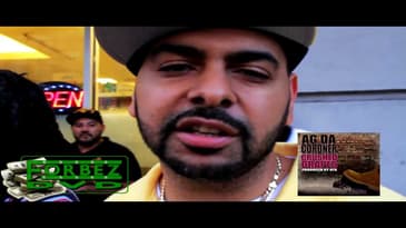 AG Da Coroner And Meyhem Lauren Spit A Freestyle In The Streets Of NYC