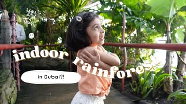 Wait… a rainforest inside Dubai?!