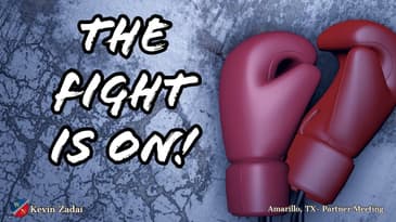 The Fight is On! Kevin Zadai