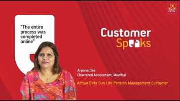 Customer Speaks | Arpana Das - Aditya Birla Sun Life Pension Management Customer