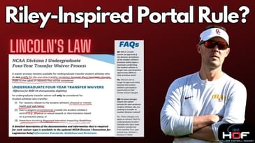 The Lincoln Riley Rule? NCAA To Put Clamps on Free-for-All Transfer Portal Entries