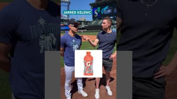 Asking the Mariners what the best Gatorade flavor is #shorts  #baseball #mlb #mariners #interview