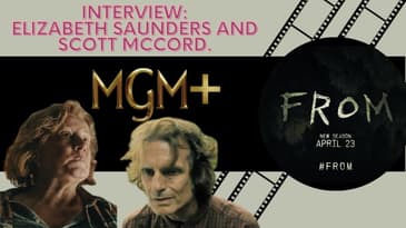 "FROM" Actors Scott McCord (Victor) and Elizabeth Saunders (Donna).