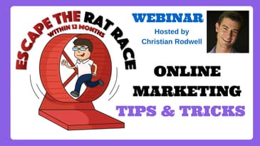 Escape The Rat Race: Online Marketing Tips & Tricks Webinar