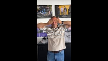 The Ultimate Framework to talk about pricing to sell anything | #shorts #michaelhumblet #sales