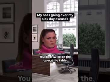 How often do you call out sick? 😉 #worklife #sickcalls #funny