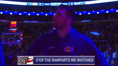 GMCLA performs National Anthem at LA Lakers Pride Night! | October 17, 2025