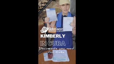 You Must Have These! Kimberly in Cuba Series - Important Travel Documents ( Summer 2022 Globe Aware)