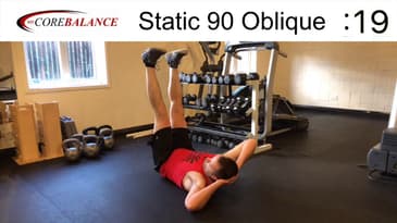 Static 90 Oblique Crunches Follow-Along | Chris Janke-Bueno