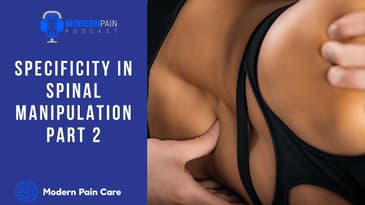 MPP 79:  Specificity in Spinal Manipulation Part 2