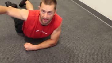 Prone Floor Twist