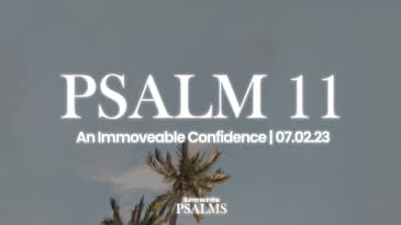 Psalm 11 - An Immovable Confidence