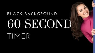 60 second timer 1 minute black screen - Health in the Real World with Chris Janke