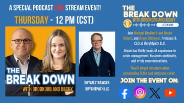 The Break Down with Brodkorb and Becky Live Stream: Debunking FEMA Misinformation