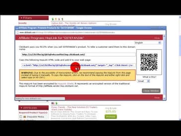 اخفاء لينك الافلييت بطريقه جديدة