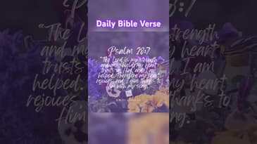 Daily Devotional - Psalm 28:7 - #inspirational #inspiration #bible